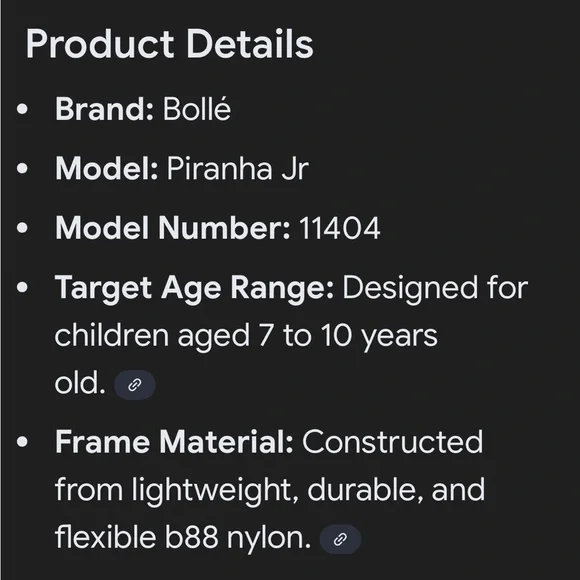 EUC Bolle Children’s Pirahna Jr Sunglasses with case - Picture 15 of 16